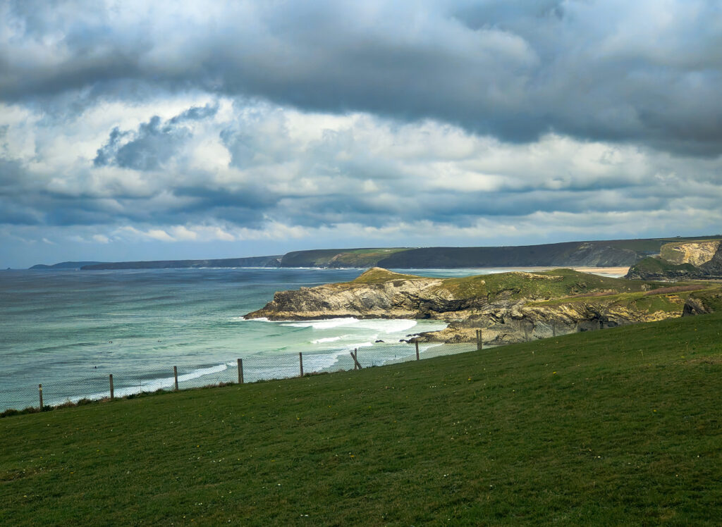 Newquay Cornwall beach hike trail